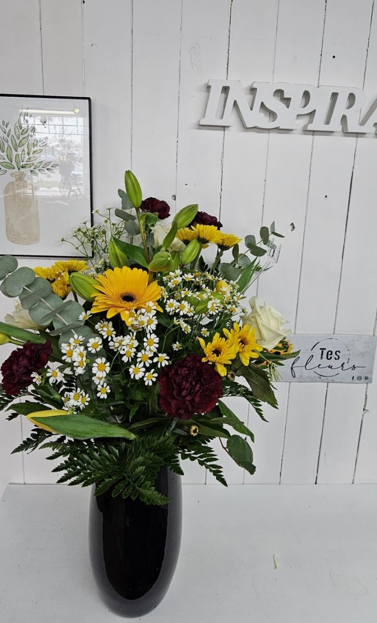 Arrangement dans un vase