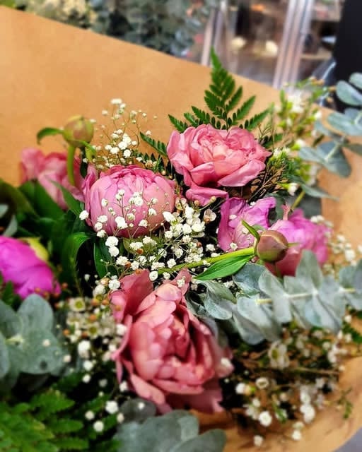 Bouquet de pivoines